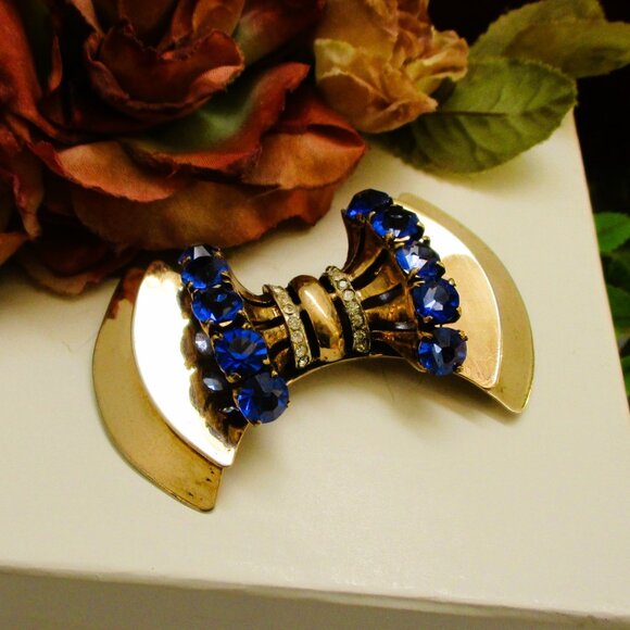 SCEPTRON Reinad Sterling Vermeil Book Piece Brooch ~ RARE Designer Brooch - Picture 10 of 16